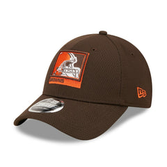 Cleveland Browns New Era Framed AF 9FORTY Snapback Hat Brown - NFL