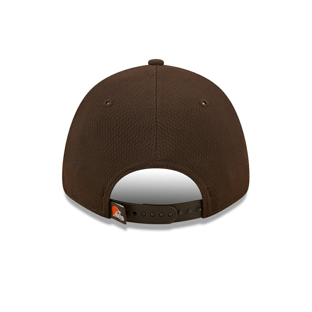 Cleveland Browns New Era Framed AF 9FORTY Snapback Hat Brown - NFL