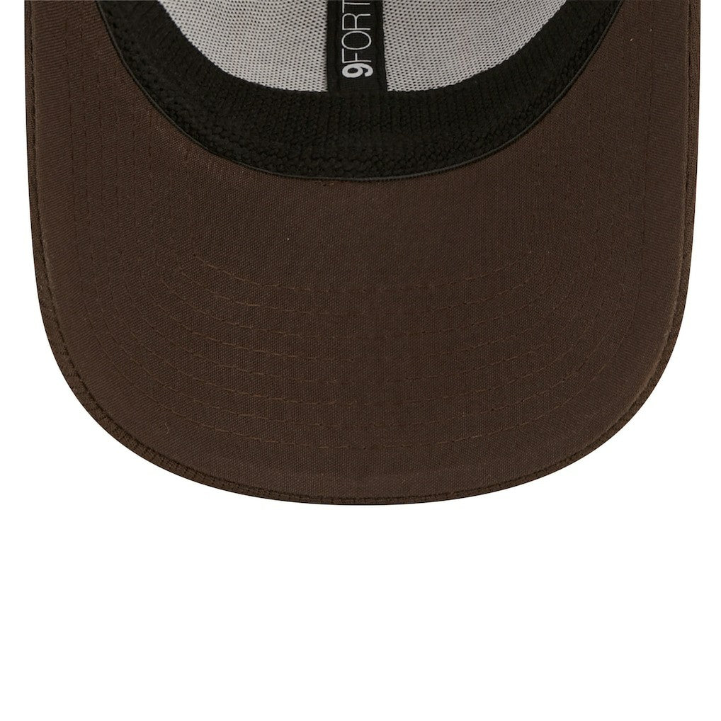 Cleveland Browns New Era Framed AF 9FORTY Snapback Hat Brown - NFL