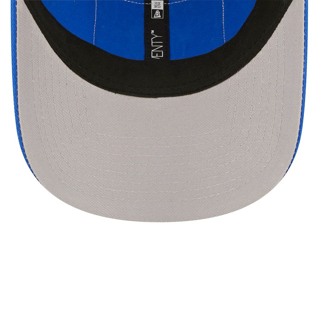 Los Angeles Rams New Era Devoted Trucker 9TWENTY Snapback Hat Royal/Natural - NFL
