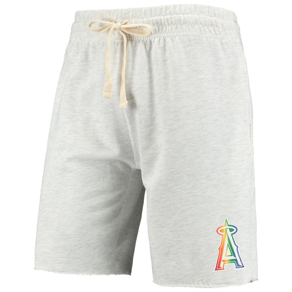 Los Angeles Angels Concepts Sport Mainstream Logo Terry Tri-Blend Shorts Sale
