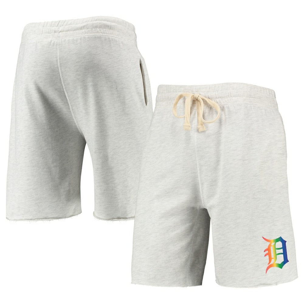 Detroit Tigers Concepts Sport Mainstream Logo Terry Tri-Blend Shorts On Sale