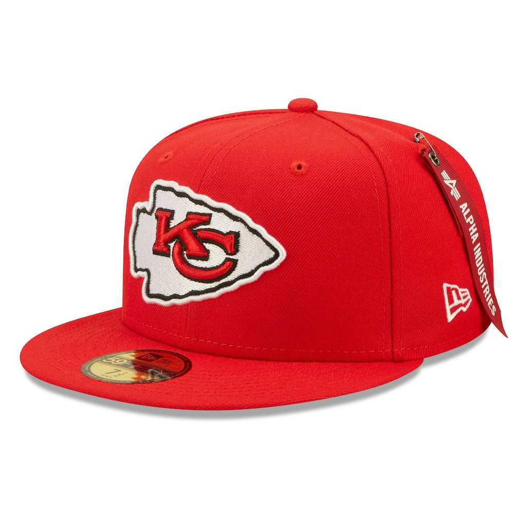 Kansas City Chiefs New Era x Alpha Industries Alpha 59FIFTY Fitted Hat Red - NFL