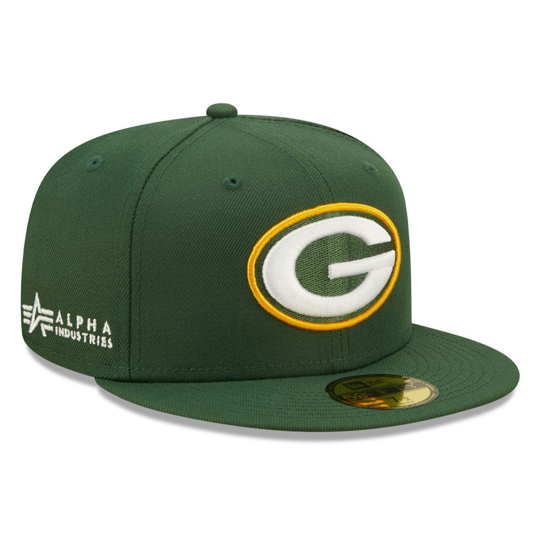 Green Bay Packers New Era x Alpha Industries Alpha 59FIFTY Fitted Hat Green - NFL