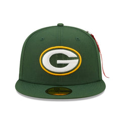 Green Bay Packers New Era x Alpha Industries Alpha 59FIFTY Fitted Hat Green - NFL