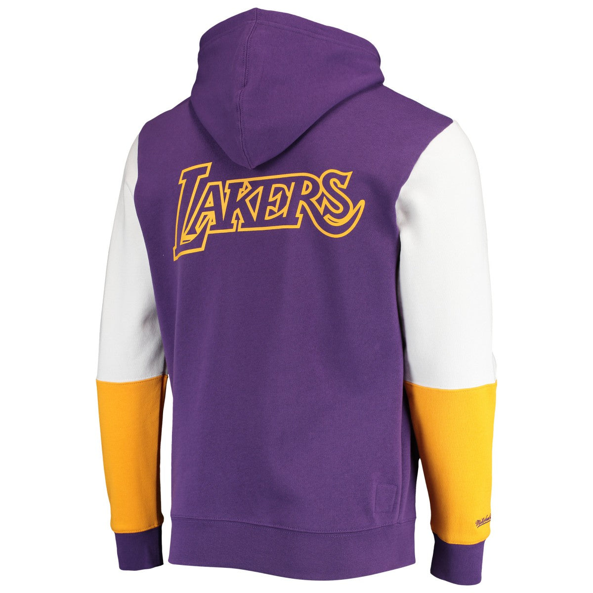 Mitchell & Ness - Los Angeles Lakers Hardwood Classics Fusion 2.0 Colorblock Pullover Hoodie - Purple