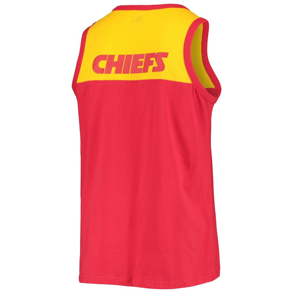 Kansas City Chiefs Starter Team Touchdown Fashion Tank Top Red/Gold - NFL