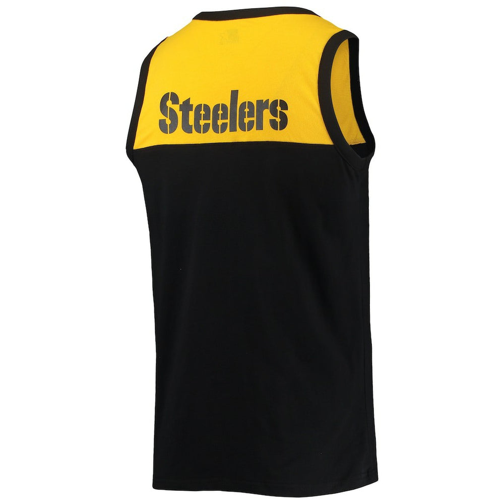 Pittsburgh Steelers Starter Team Touchdown Fashion Tank Top Black/Gold - NFL