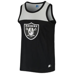Las Vegas Raiders Starter Team Touchdown Fashion Tank Top Black/Silver - NFL