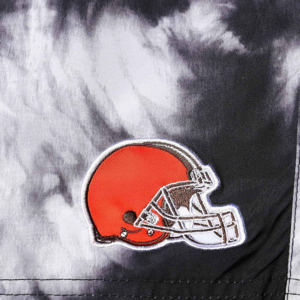 Cleveland Browns G-III Sports by Carl Banks Splash Volley Swim Shorts Black - NFL