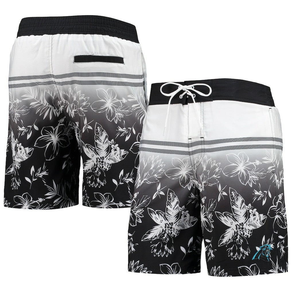 Carolina Panthers G-III Sports by Carl Banks Island Volley Swim Shorts Black - NFL