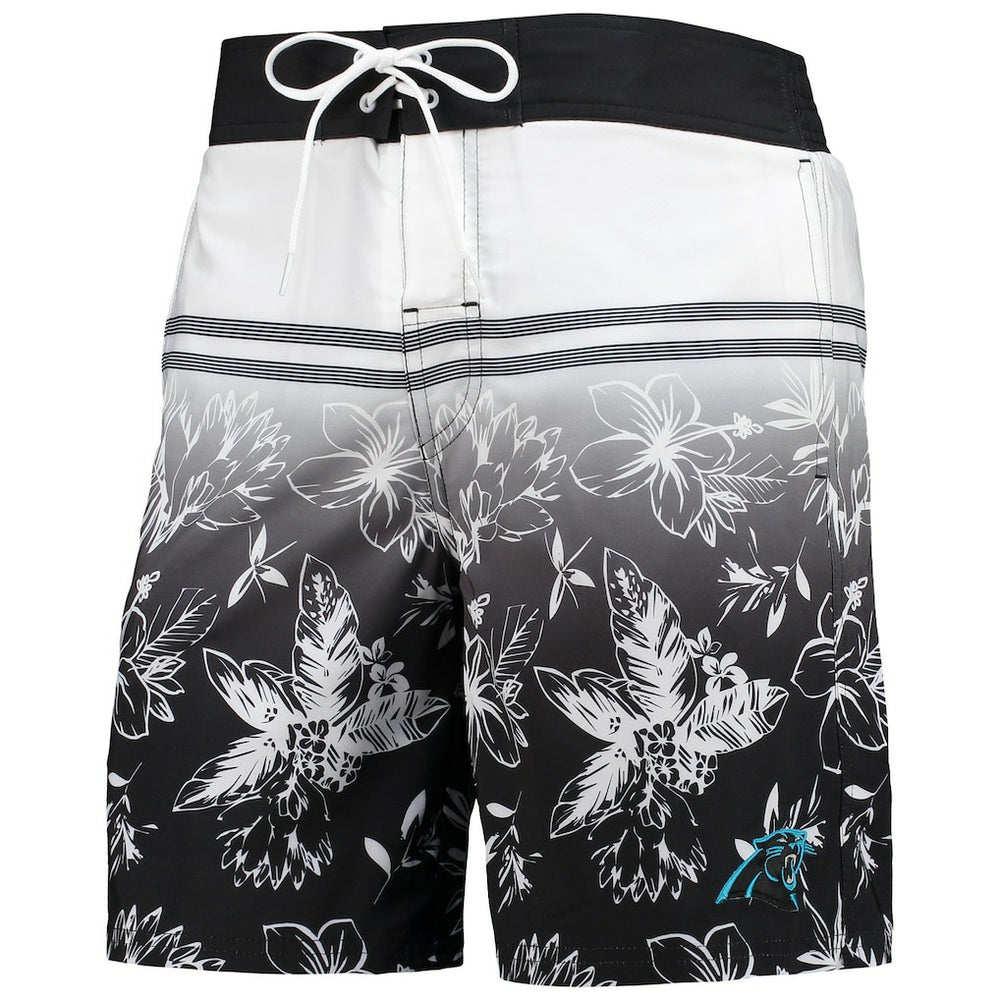 Carolina Panthers G-III Sports by Carl Banks Island Volley Swim Shorts Black - NFL