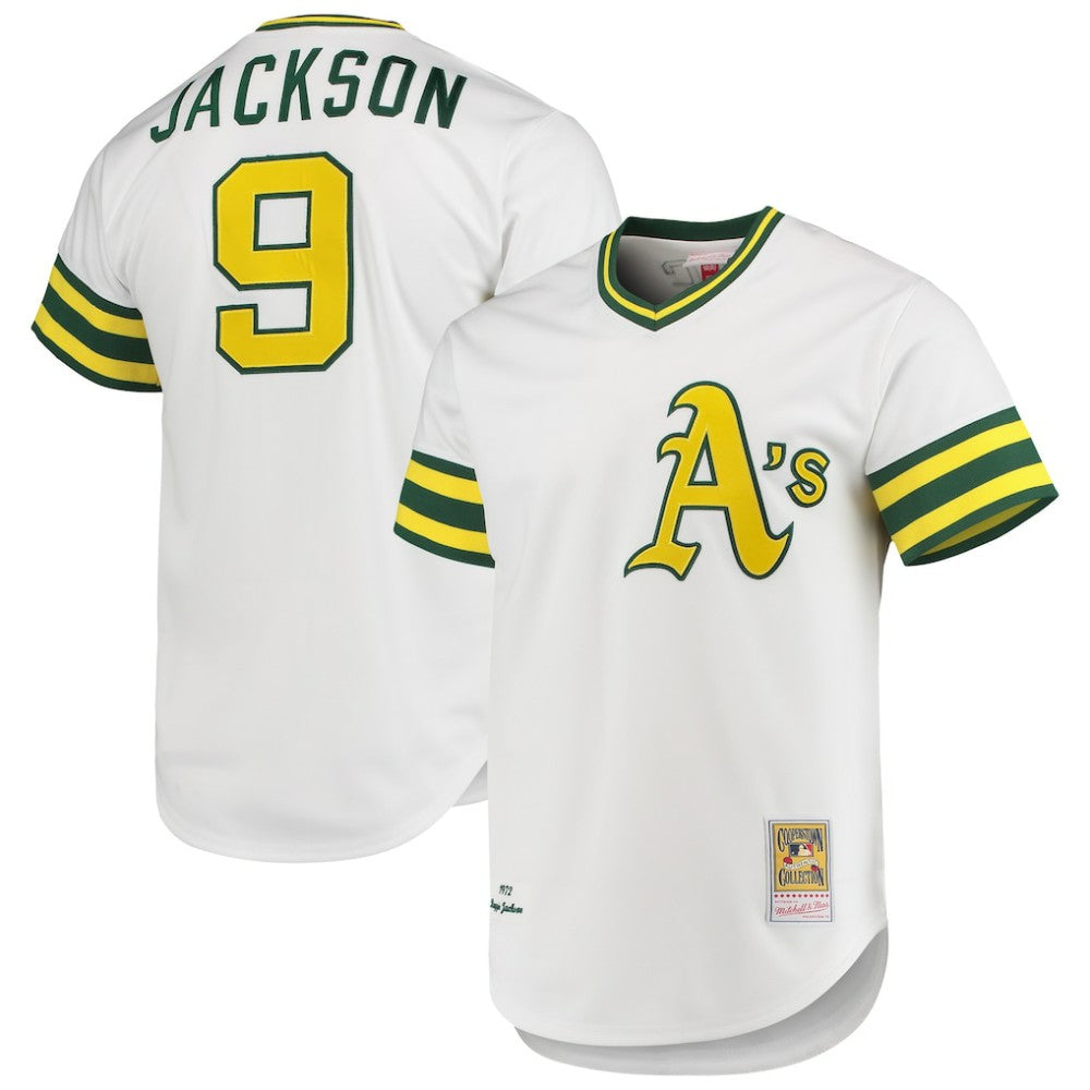 Reggie Jackson Athletics Mitchell & Ness 1972 Cooperstown Collection Authentic Jersey On Sale