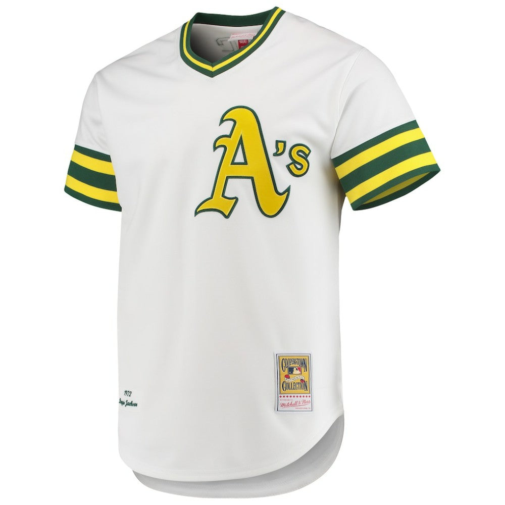 Reggie Jackson Athletics Mitchell & Ness 1972 Cooperstown Collection Authentic Jersey On Sale