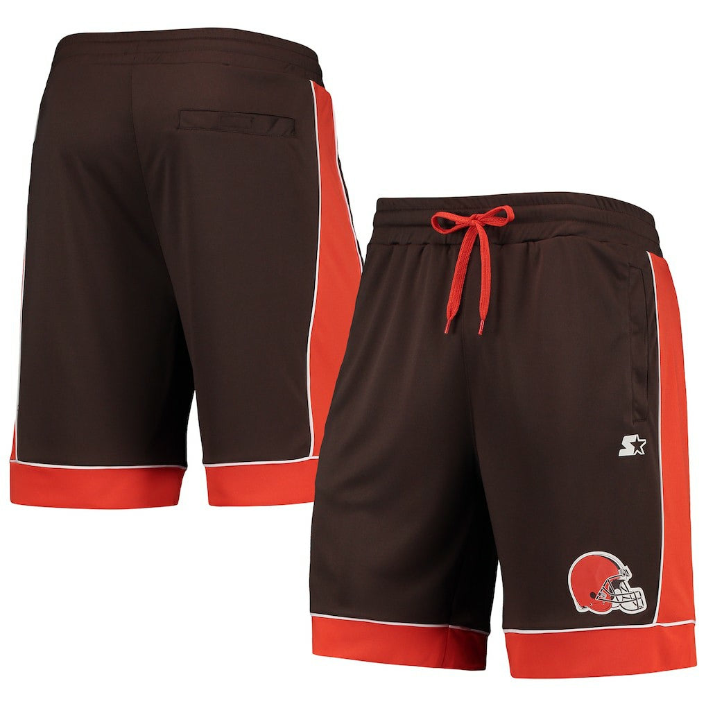 Cleveland Browns Starter Fan Favorite Fashion Shorts Brown/Orange - NFL