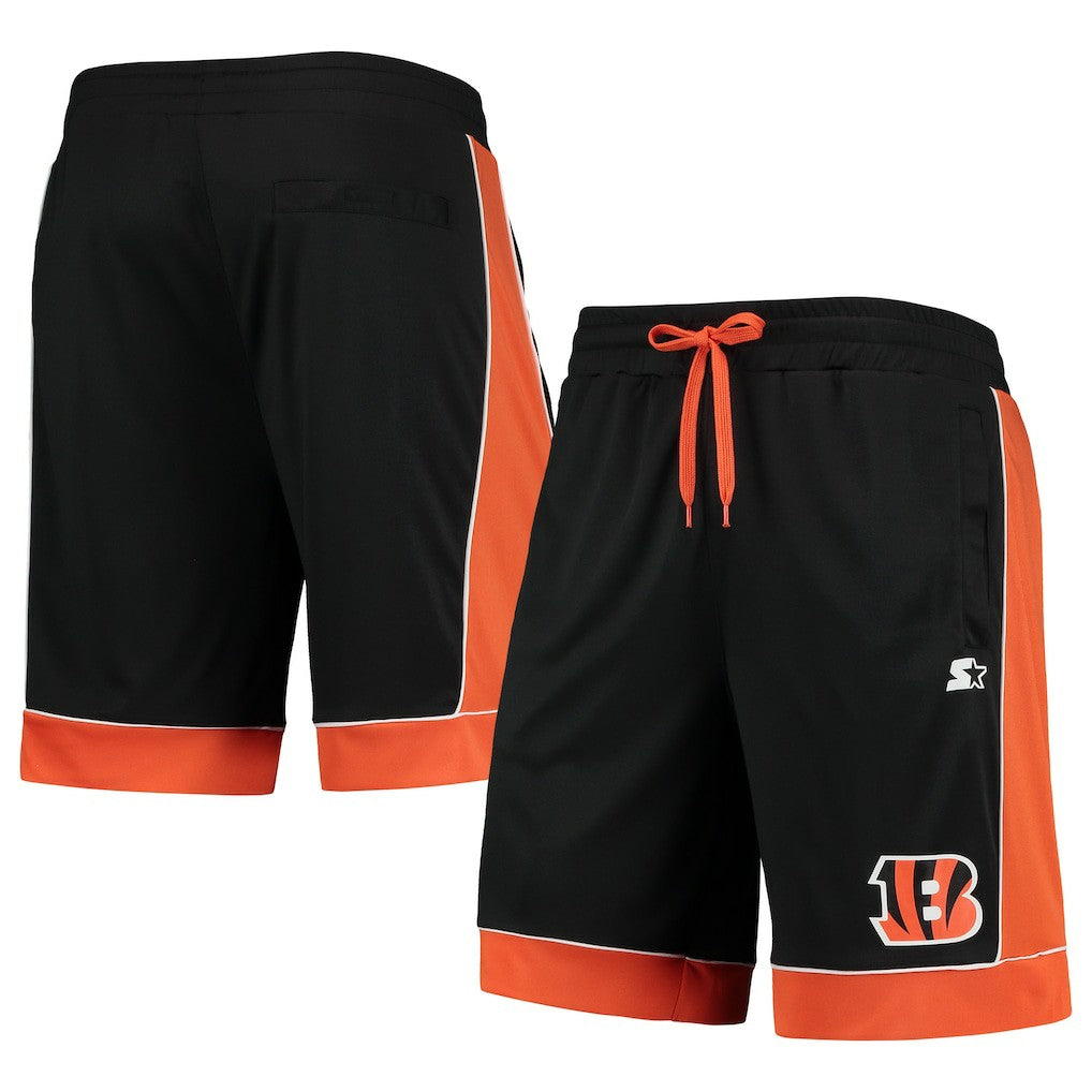 Cincinnati Bengals Starter Fan Favorite Fashion Shorts Black/Orange - NFL