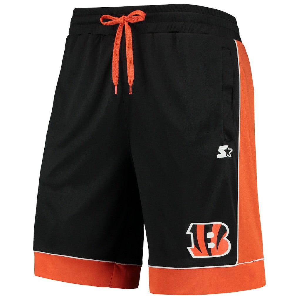 Cincinnati Bengals Starter Fan Favorite Fashion Shorts Black/Orange - NFL