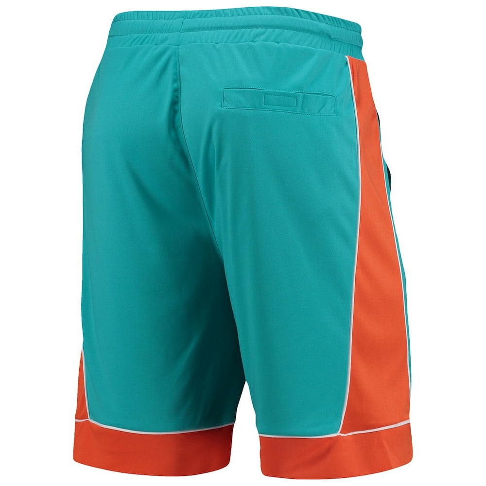 Miami Dolphins Starter Fan Favorite Fashion Shorts Aqua/Orange - NFL