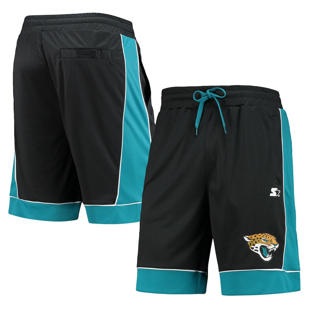 Jacksonville Jaguars Starter Fan Favorite Fashion Shorts Black/Teal - NFL