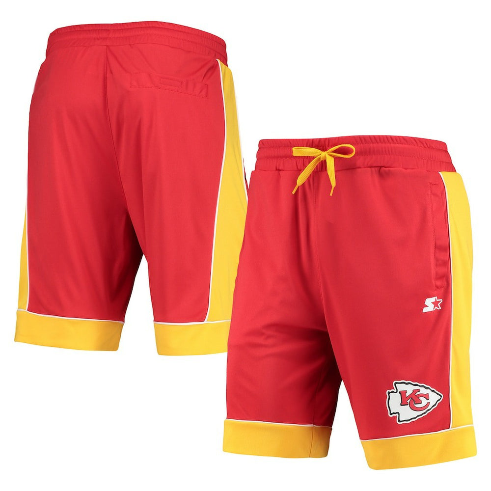 Kansas City Chiefs Starter Fan Favorite Fashion Shorts Red/Gold - NFL