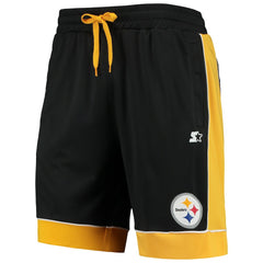 Pittsburgh Steelers Starter Fan Favorite Fashion Shorts Black/Gold - NFL