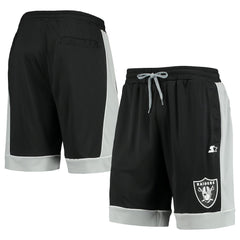 Las Vegas Raiders Starter Fan Favorite Fashion Shorts Black/Silver - NFL