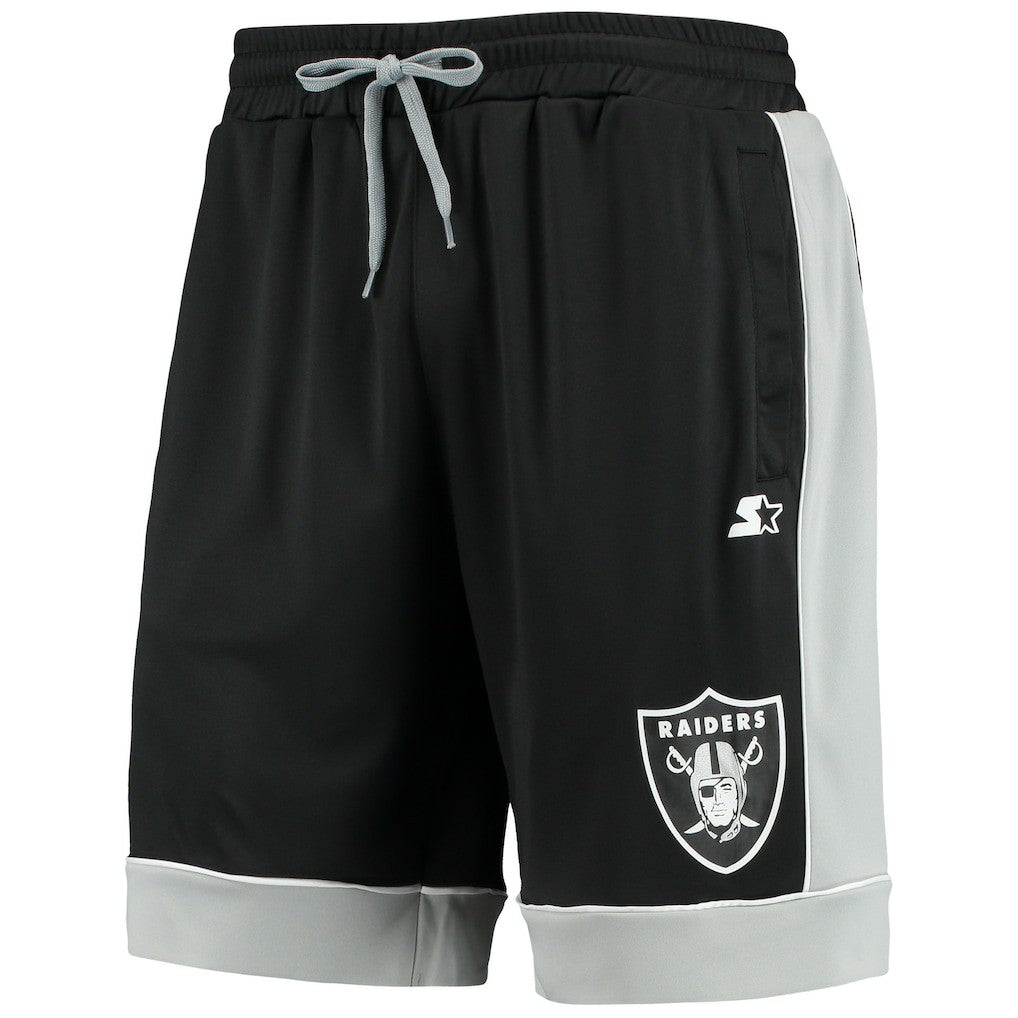Las Vegas Raiders Starter Fan Favorite Fashion Shorts Black/Silver - NFL