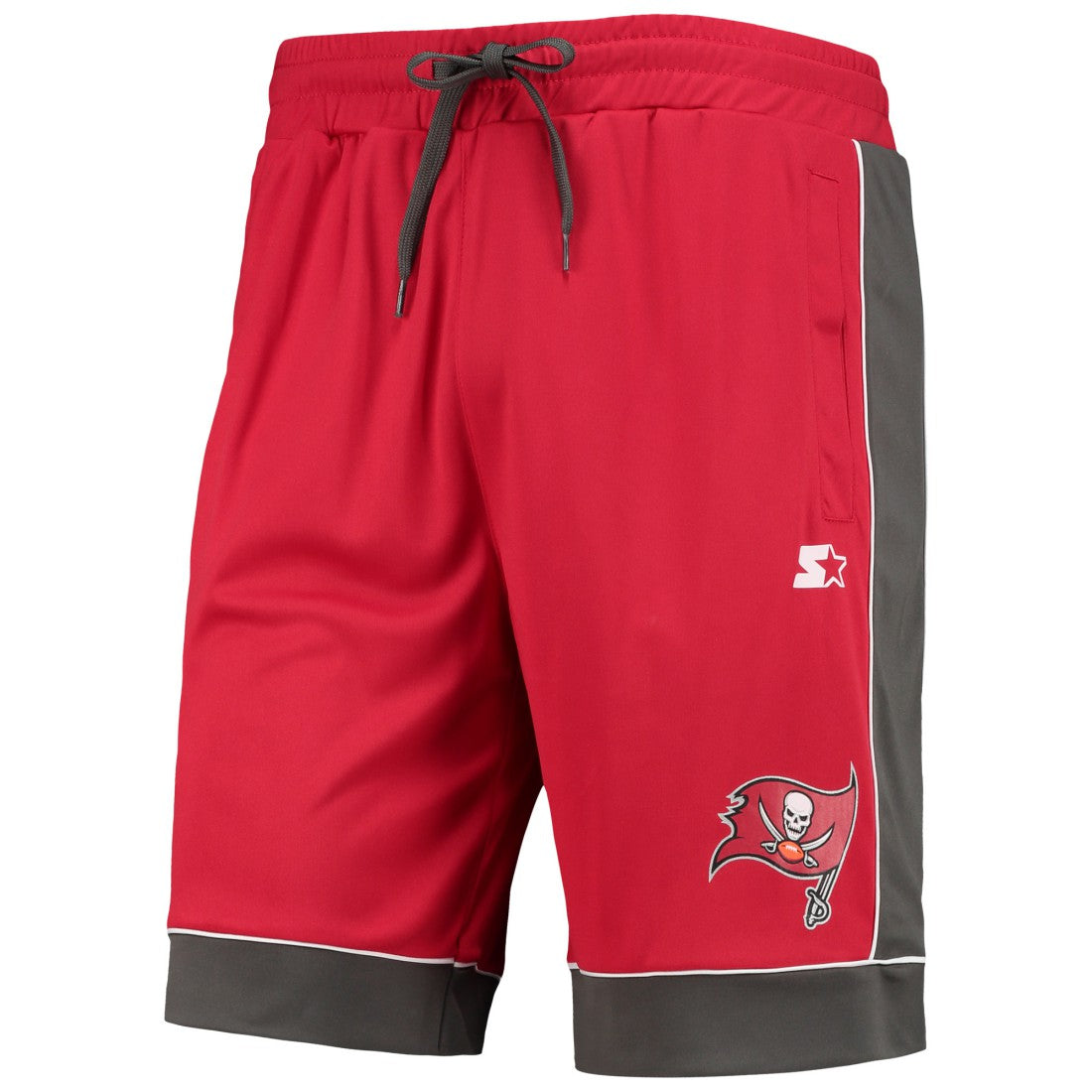 Tampa Bay Buccaneers Starter Fan Favorite Fashion Shorts Red/Pewter - NFL
