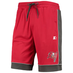 Tampa Bay Buccaneers Starter Fan Favorite Fashion Shorts Red/Pewter - NFL