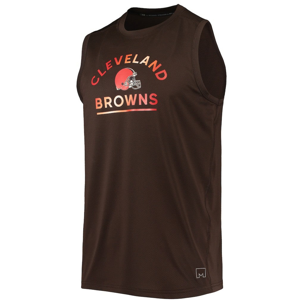 Cleveland Browns MSX by Michael Strahan Rebound Tank Top Brown - NFL
