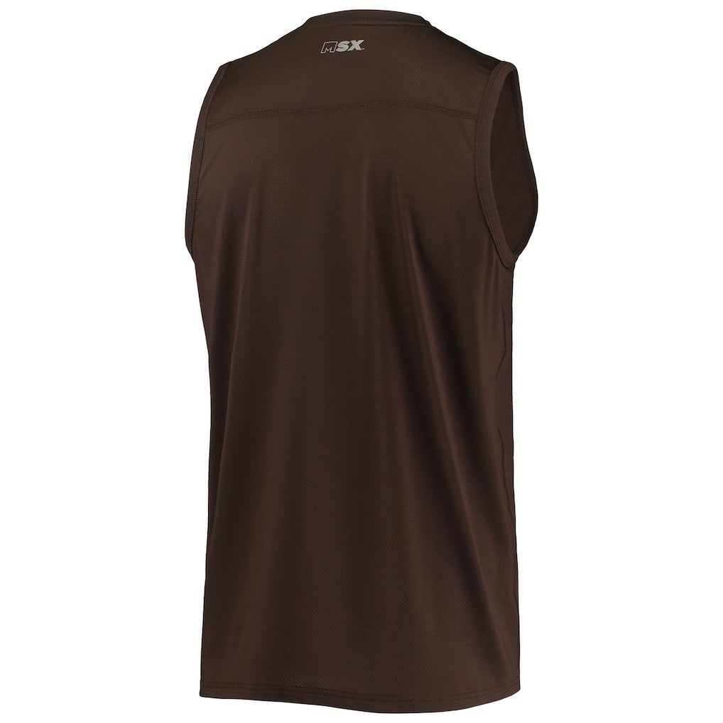 Cleveland Browns MSX by Michael Strahan Rebound Tank Top Brown - NFL