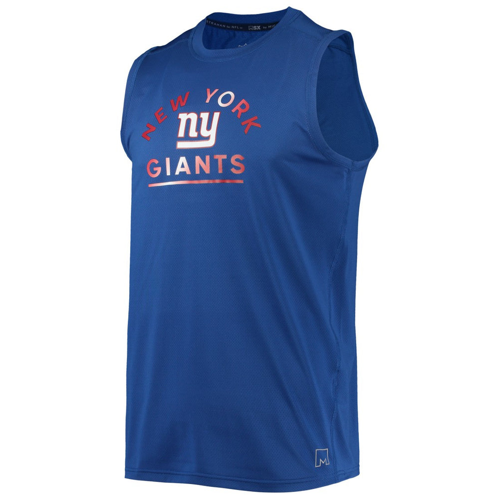 New York Giants MSX by Michael Strahan Rebound Tank Top Royal - NFL