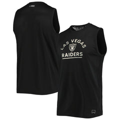 Las Vegas Raiders MSX by Michael Strahan Rebound Tank Top Black - NFL