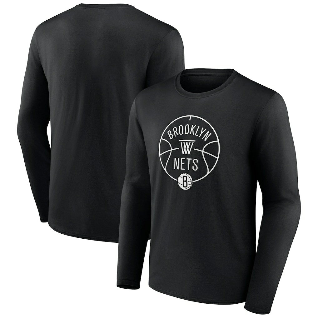 NBA - Brooklyn Nets Tip-Off Long Sleeve T-Shirt - Black