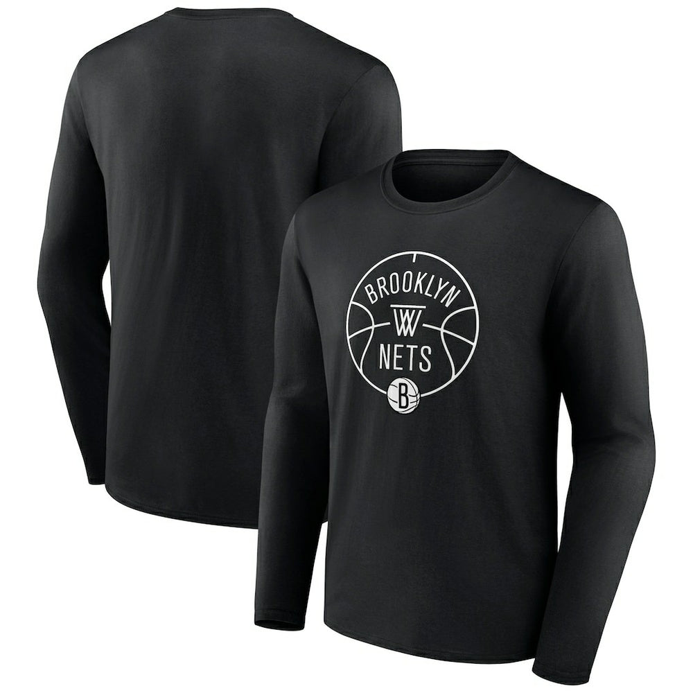 NBA - Brooklyn Nets Tip-Off Long Sleeve T-Shirt - Black