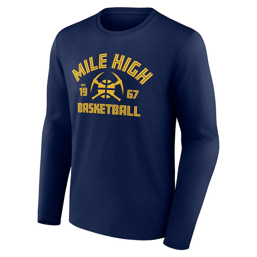 NBA - Denver Nuggets Tip-Off Long Sleeve T-Shirt - Navy
