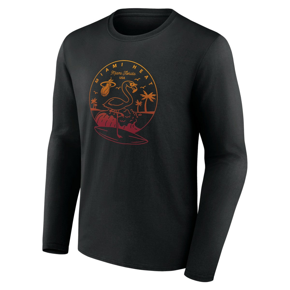 NBA - Miami Heat Tip-Off Long Sleeve T-Shirt - Black
