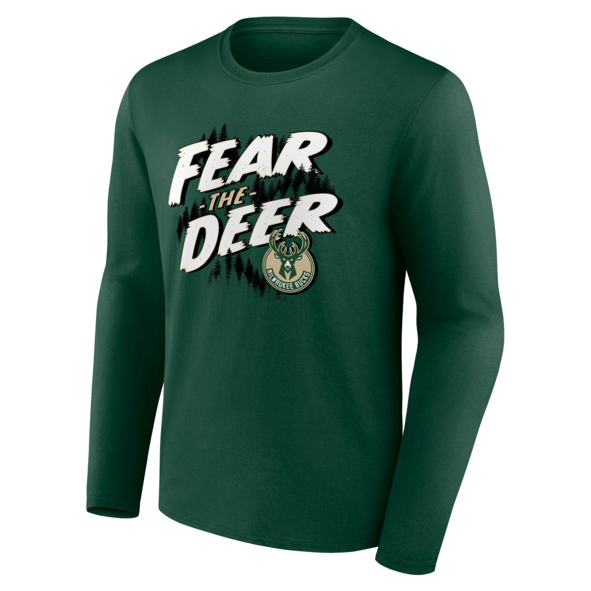 NBA - Milwaukee Bucks Tip-Off Long Sleeve T-Shirt - Hunter Green