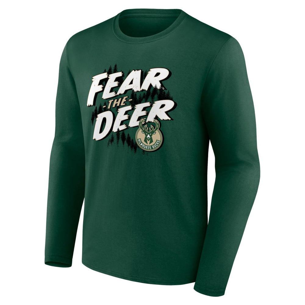 NBA - Milwaukee Bucks Tip-Off Long Sleeve T-Shirt - Hunter Green