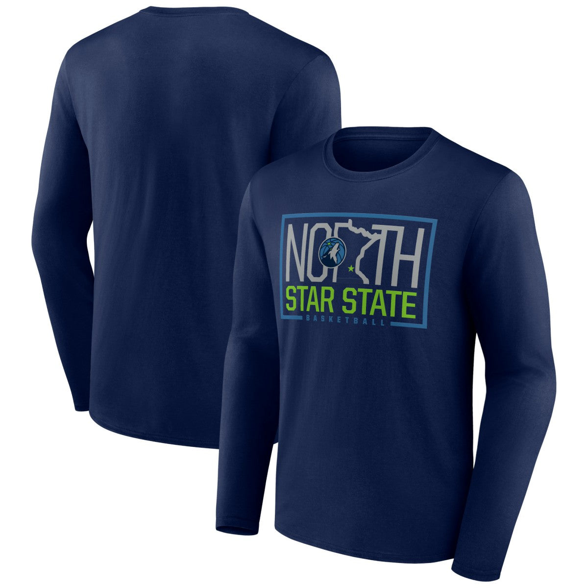 NBA - Minnesota Timberwolves Tip-Off Long Sleeve T-Shirt - Navy