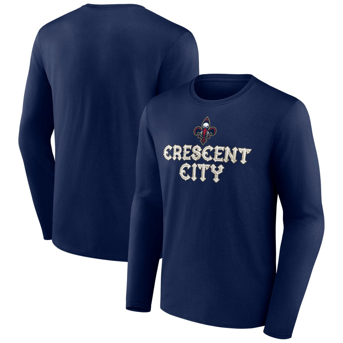 NBA - New Orleans Pelicans Tip-Off Long Sleeve T-Shirt - Navy