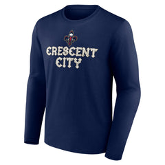 NBA - New Orleans Pelicans Tip-Off Long Sleeve T-Shirt - Navy