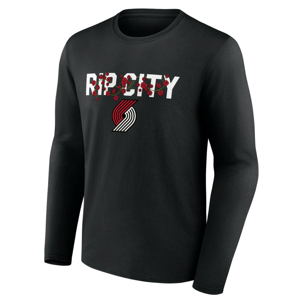 NBA - Portland Trail Blazers Tip-Off Long Sleeve T-Shirt - Black
