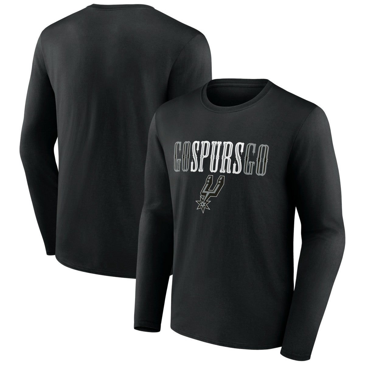 NBA - San Antonio Spurs Tip-Off Long Sleeve T-Shirt - Black