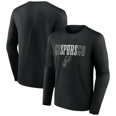 NBA - San Antonio Spurs Tip-Off Long Sleeve T-Shirt - Black