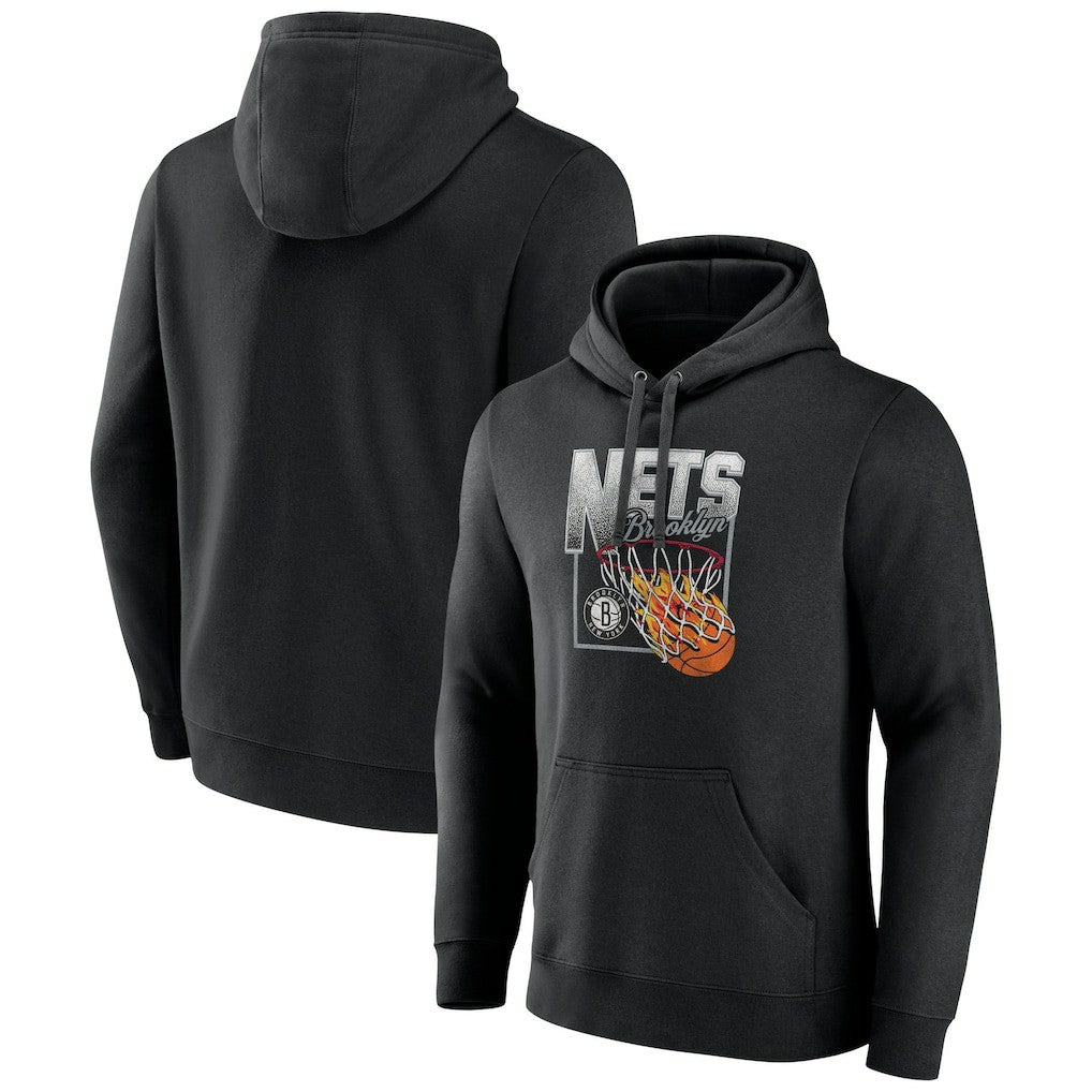 NBA - Brooklyn Nets Alley Oop Pullover Hoodie - Black