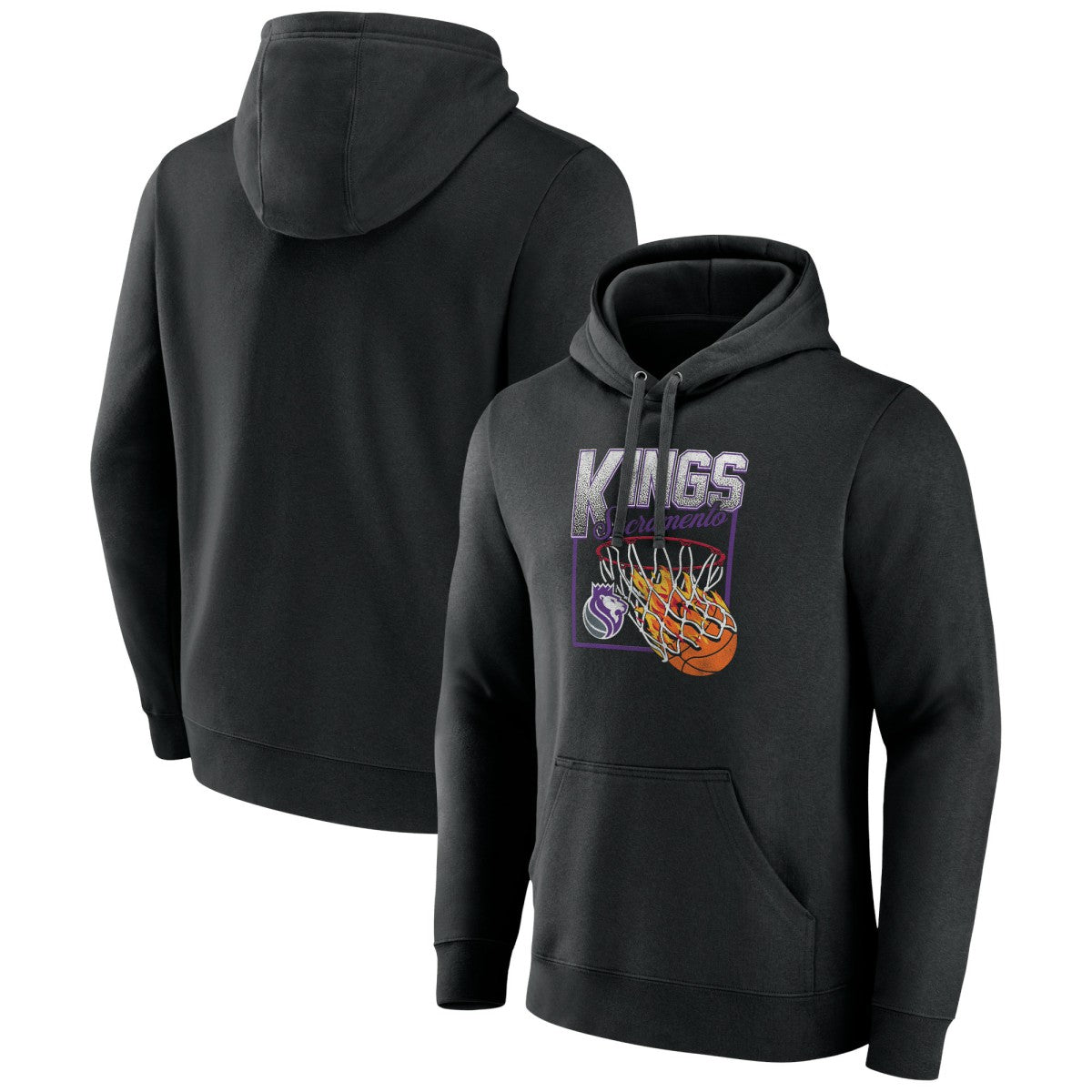 NBA - Sacramento Kings Alley Oop Pullover Hoodie - Black
