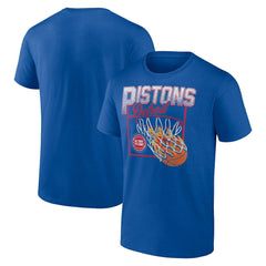 NBA - Detroit Pistons Alley Oop T-Shirt - Blue