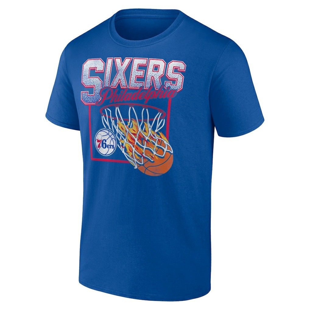NBA - Philadelphia 76ers Alley Oop T-Shirt - Royal