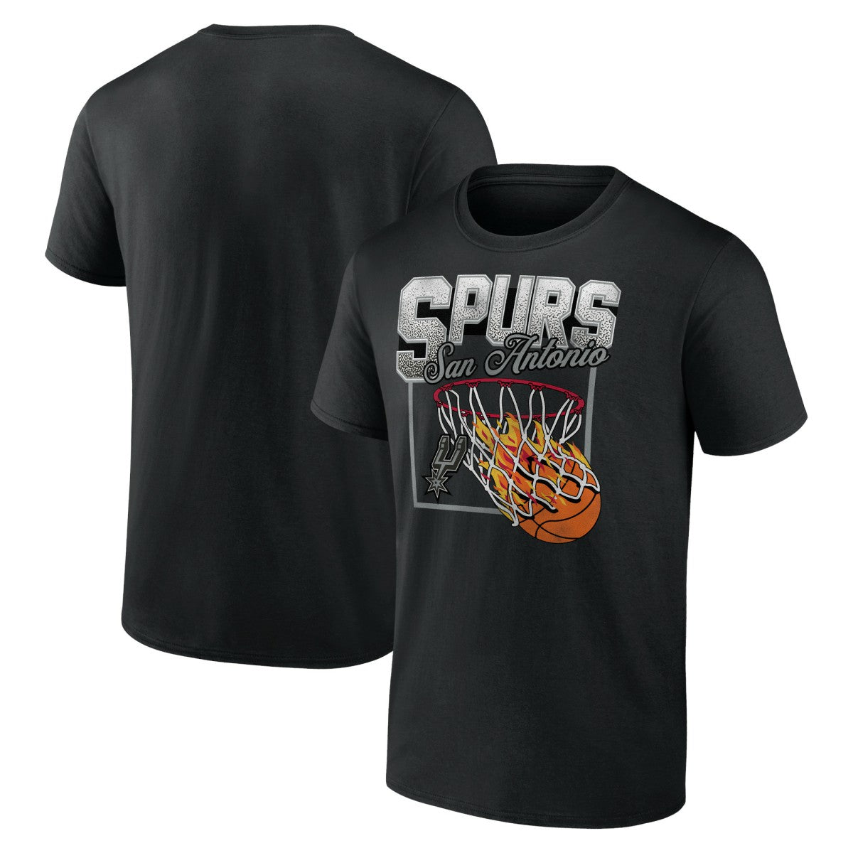 NBA - San Antonio Spurs Alley Oop T-Shirt - Black